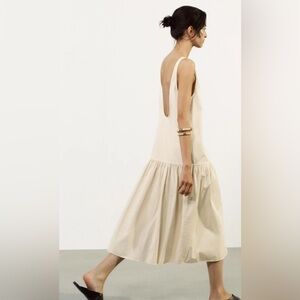 Zara Butter Yellow Midi Dress